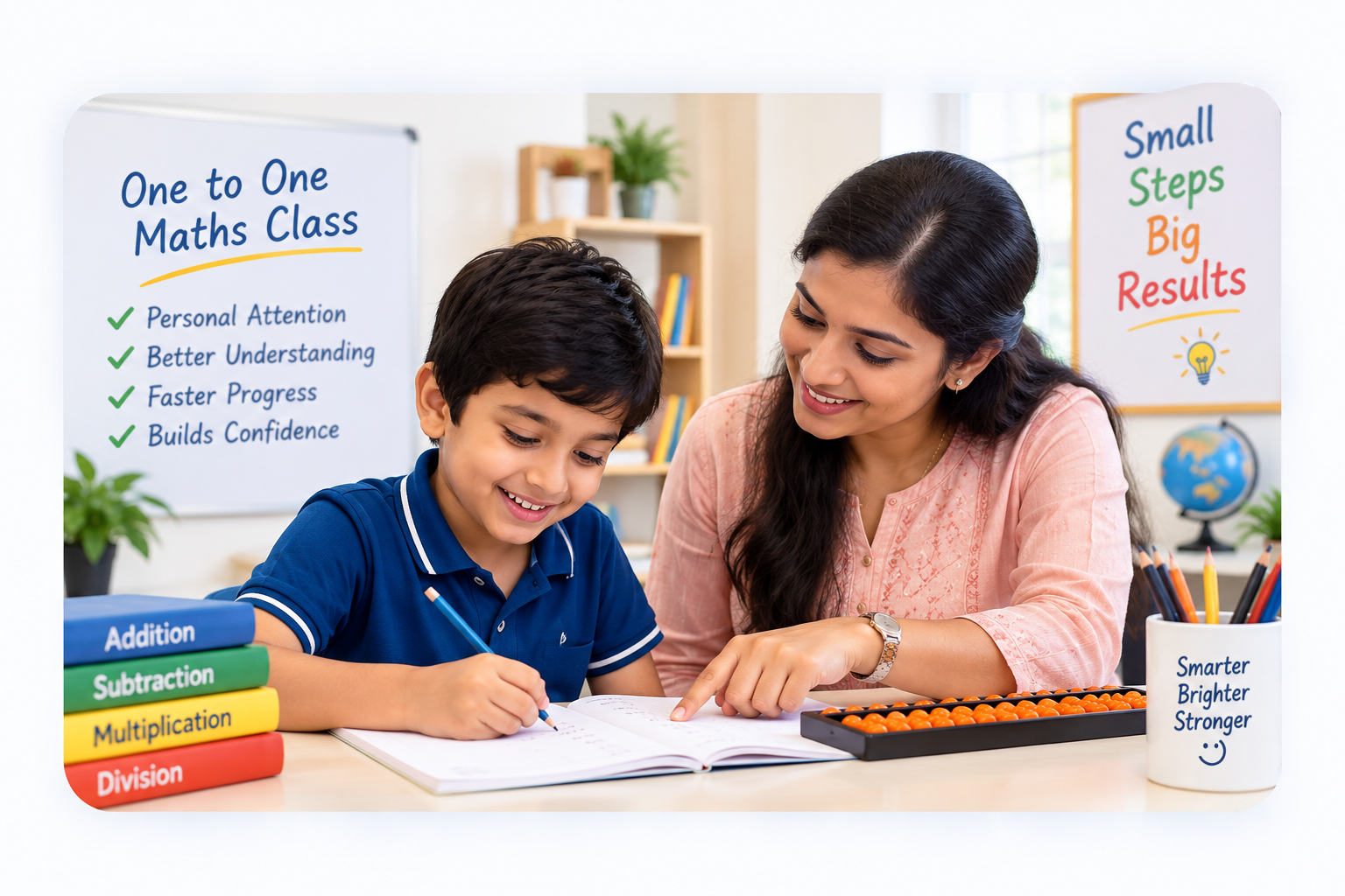 Individual maths classes at SCC