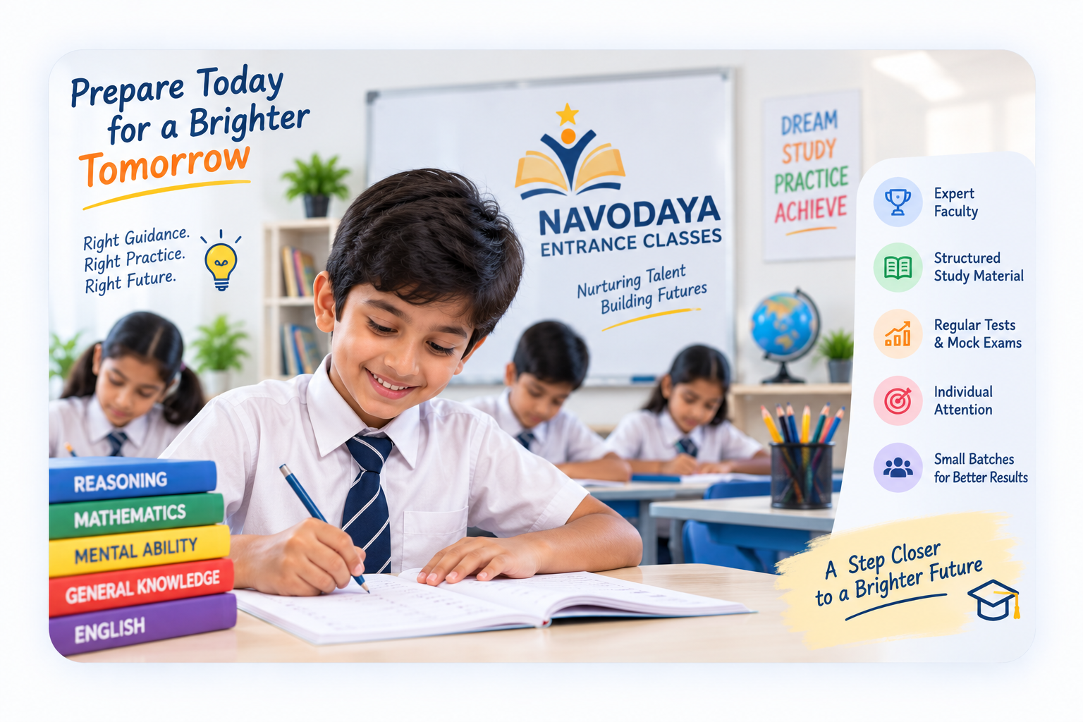 Navodaya entrance exam coaching at SCC